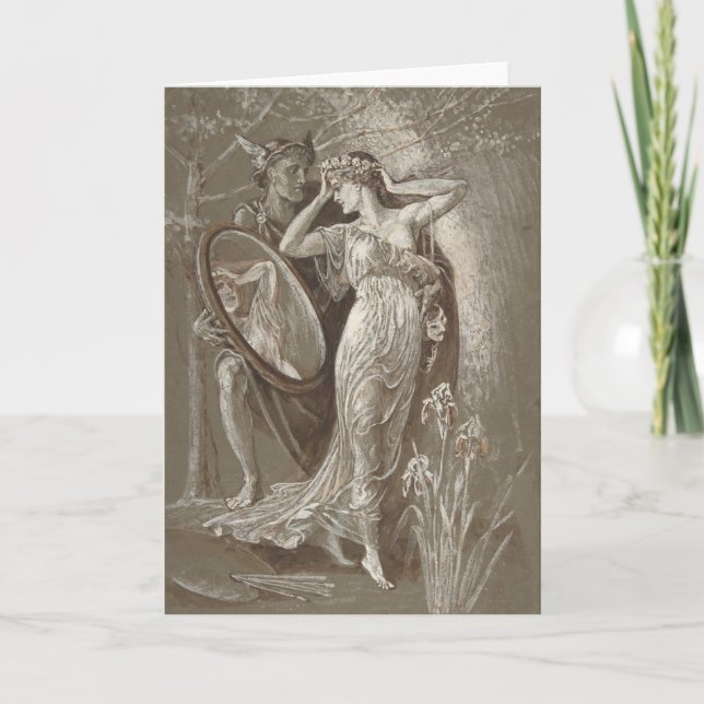 Der Spiegel der Venus | Walter Crane Karte (Vorderseite)