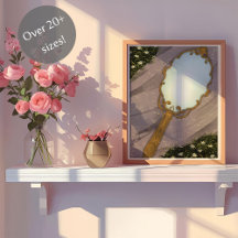 Der Spiegel I - Ein goldener Spiegel im Gras