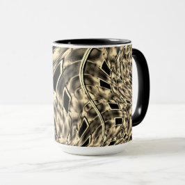 Der Spiegel ist in Beige gehalten Tasse