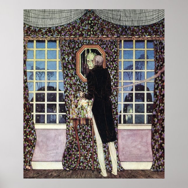 Der Spiegel von Kay Nielsen Poster (Vorne)