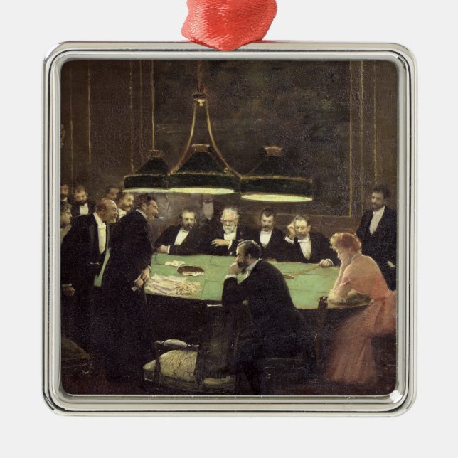 Der Spiel-Raum am Kasino, 1889 Ornament Aus Metall (Vorne)