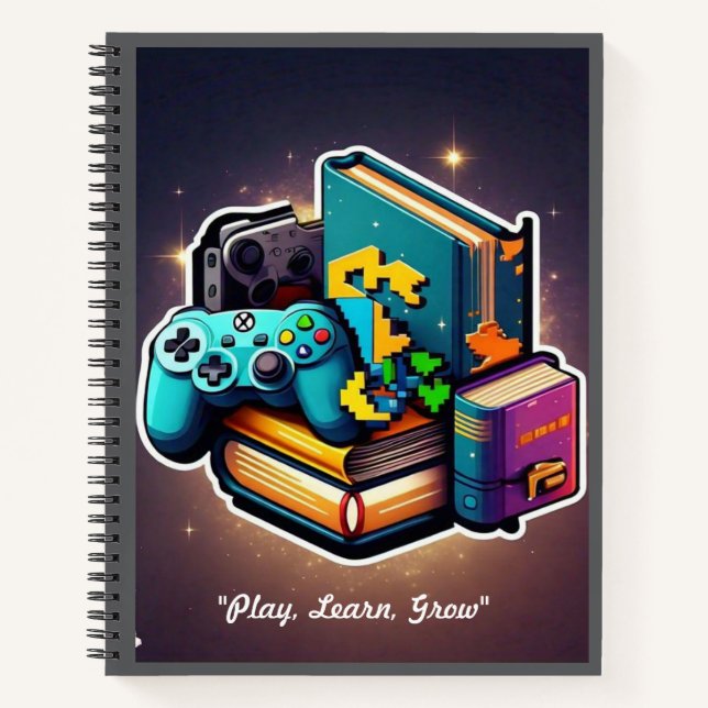 "Der spielerische Professor" Notizbuch (Vorderseite)