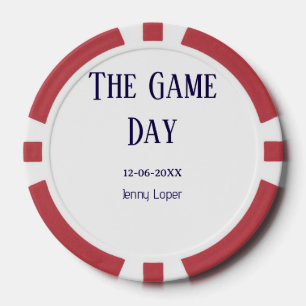 der Spieltag Fußballvereinsname Jahr Datum Pokerchips