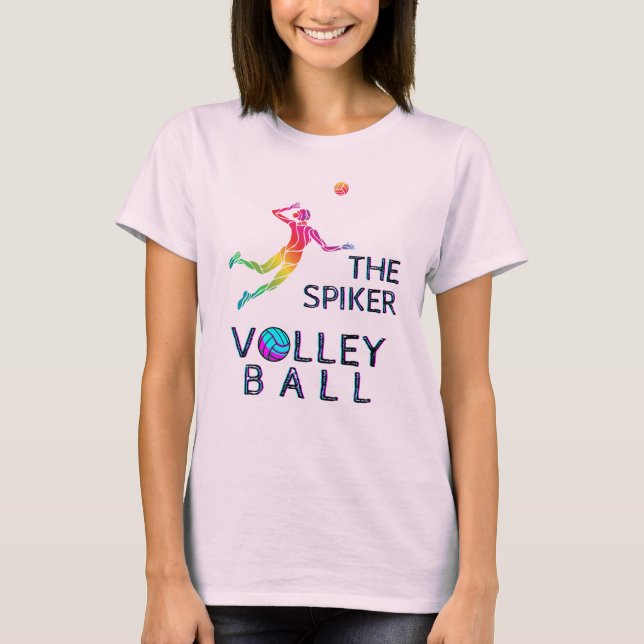 Der Spiker Volleyball T-Shirt (Vorderseite)