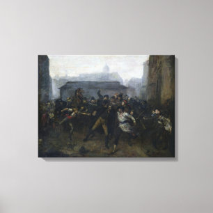 Der Spion, Episode der Belagerung von Paris, 1871 Leinwanddruck