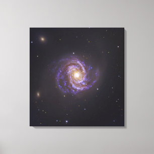 Der Spiralarm M100 und Supernova SN2006X Leinwanddruck