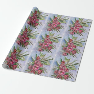 Der Splendor der Rose auf Verpackungspapier Geschenkpapier