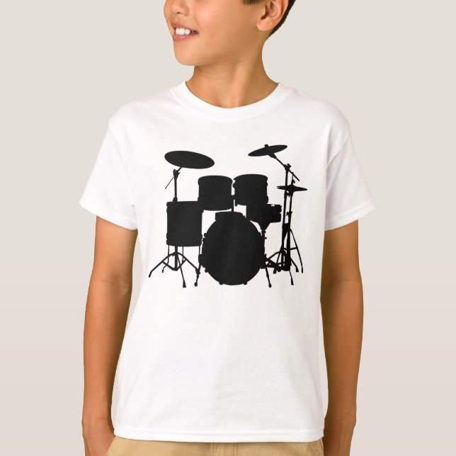 Der Sport-T - Shirt der Trommel-Kinder (Vorderseite)