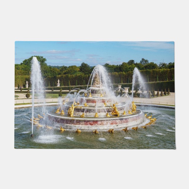 Der Springbrunnen von Latona im Garten von Versail Fußmatte (Vorderseite)