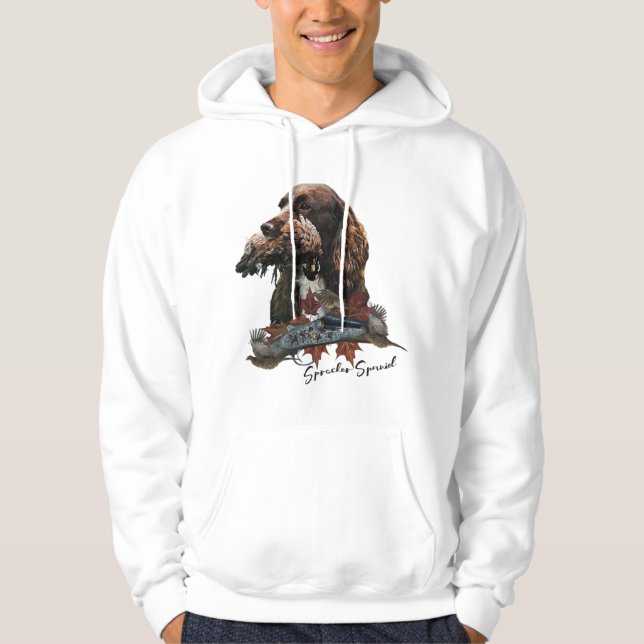 Der Sprocker Spanier, Gun Dog Art Hoodie (Vorderseite)