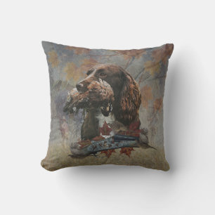 Der Sprocker Spanier, Gun Dog Art Kissen