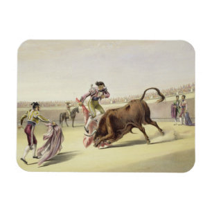 Der Sprung oder das Salta Tras Cuernos, 1865 Magnet