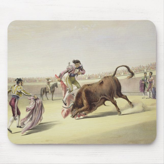 Der Sprung oder das Salta Tras Cuernos, 1865 Mousepad (Vorne)