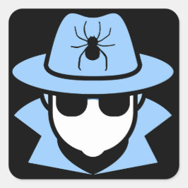 Der "SPYder" Quadratischer Aufkleber