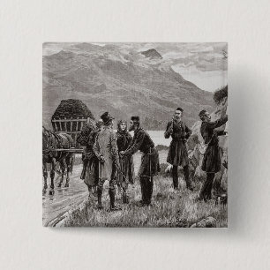 Der Staat von Irland Button