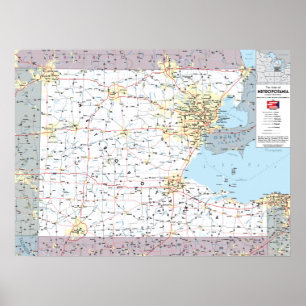 Der Staat von Metropotamia Poster