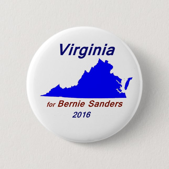 Der Staat von Virginia für Button (Vorderseite)