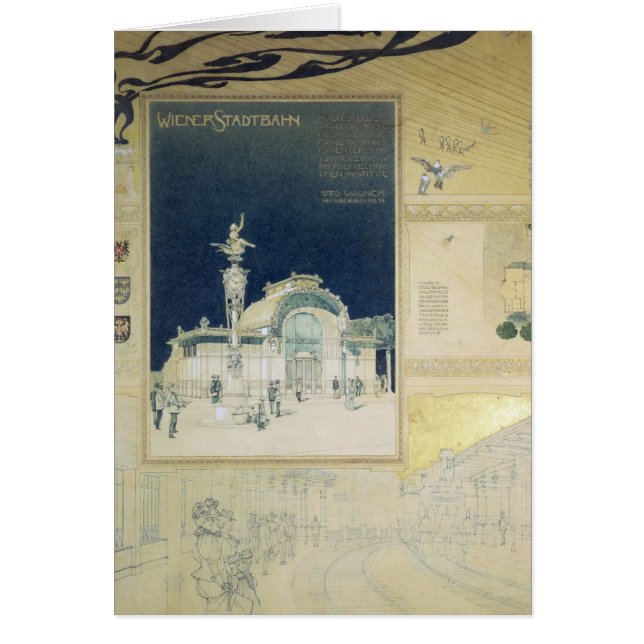 Der Stadtbahn Pavillon des Wiens (Vorne)