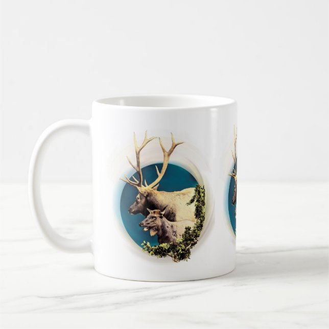 Der Stag und die Hinten Kaffeetasse (Links)