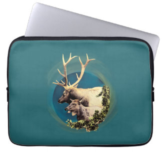 Der Stag und die Hinten Laptopschutzhülle