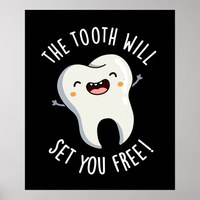 Der Stand Set Ihnen kostenlose Dentalpuppe Dark BG Poster (Vorne)