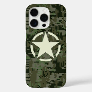 Der Star auf der Camouflage Deep Woods iPhone 16 Pro Hülle