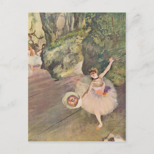 Der Star des Balletts von Edgar Degas Postkarte
