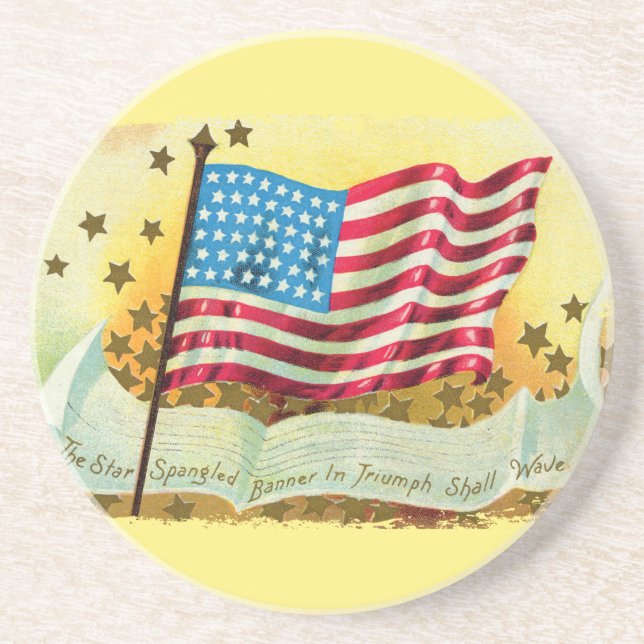 Der Star Spangled Banner Untersetzer (Vorne)