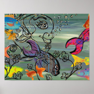 Der starke Aquarium-Druck Poster