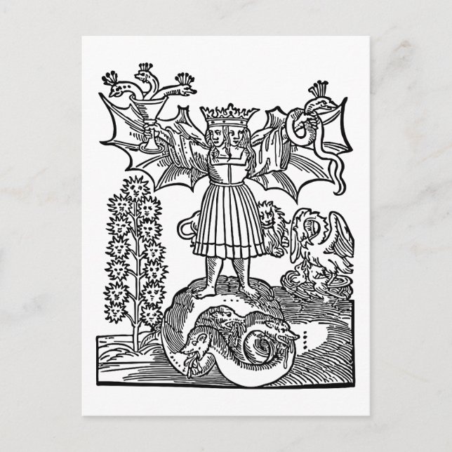 Der Stein der Weisen Postkarte (Vorderseite)
