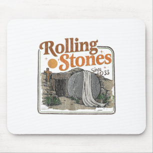 Der Stein wurde weggeschleudert, er ist live Retro Mousepad