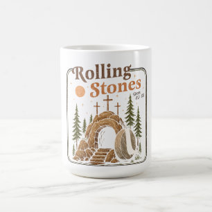 Der Stein wurde weggeworfen, um zu Ostern zu werde Kaffeetasse