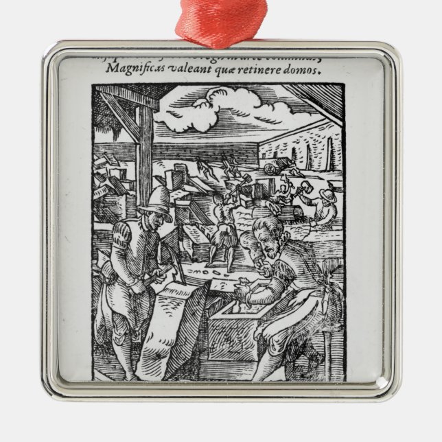 Der Steinschneider Ornament Aus Metall (Vorne)