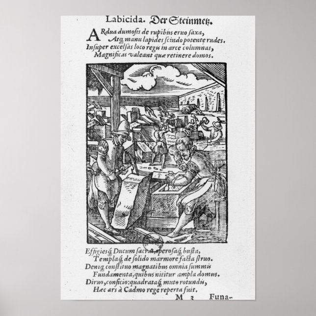 Der Steinschneider Poster (Vorne)