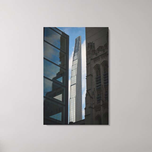 Der Steinway Tower in New York City Leinwanddruck (Vorderseite)