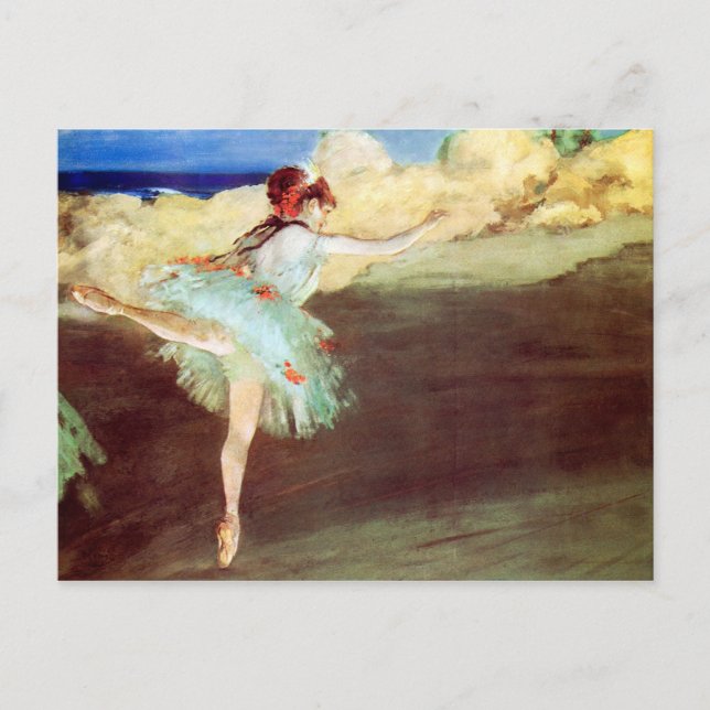Der Stern: Dancer on Point von Degas Postkarte (Vorderseite)