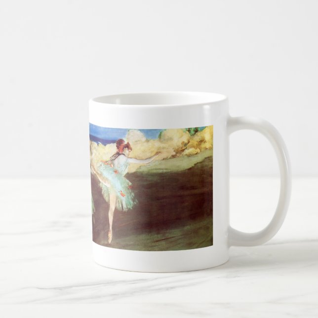 Der Stern: Tänzer auf Point von Degas Kaffeetasse (Rechts)