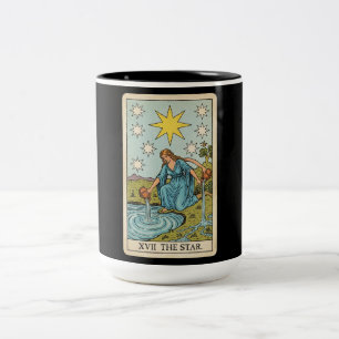 Der Stern Tarot Zweifarbige Tasse