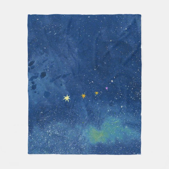 Der Sternenhimmel Fleecedecke (Vorderseite)