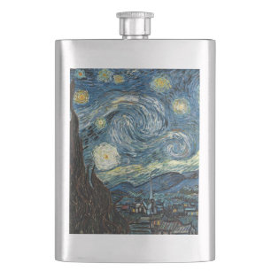 Der Sternenhimmel von Vincent van Gogh. berühmte K Flachmann