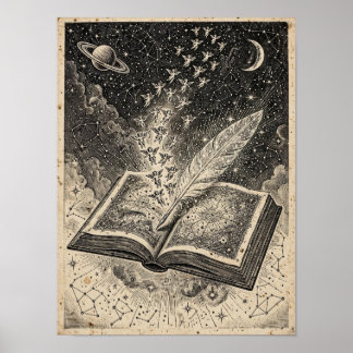 Der Sternenlicht-Ledger-Kunstdruck Poster