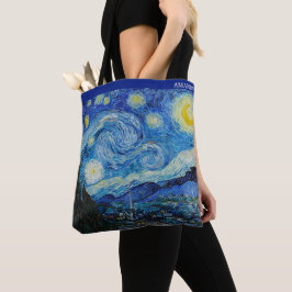 Der Sternennacht von Van Gogh – Anpassbar Tasche