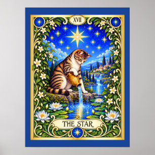 Der Sternkatzen-Tarot - Hoffnung und Erneuerung Poster