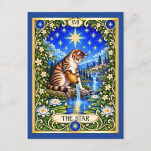 Der Sternkatzen-Tarot - Hoffnung und Erneuerung Postkarte
