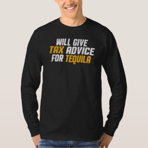 Der Steuerberater des CPA gibt Steuerberatung für T-Shirt