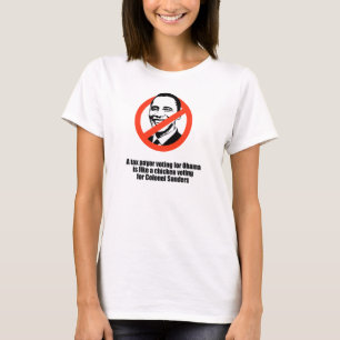 Der Steuerzahler, der für Obama wählt, ist wie e T-Shirt