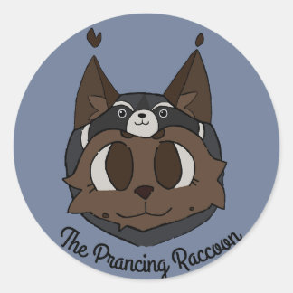 Der Sticker für den Raccoon-Geist