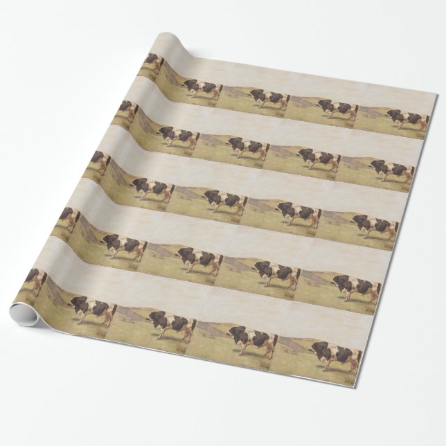 Der Stier durch Ferdinand Hodler Geschenkpapier (Ungerollt)