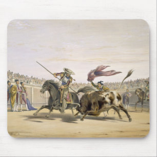 Der Stier, welche der Gebühr, 1865 Folgt-oben Mousepad
