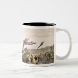 Der Stier, welche der Gebühr, 1865 Folgt-oben Zweifarbige Tasse